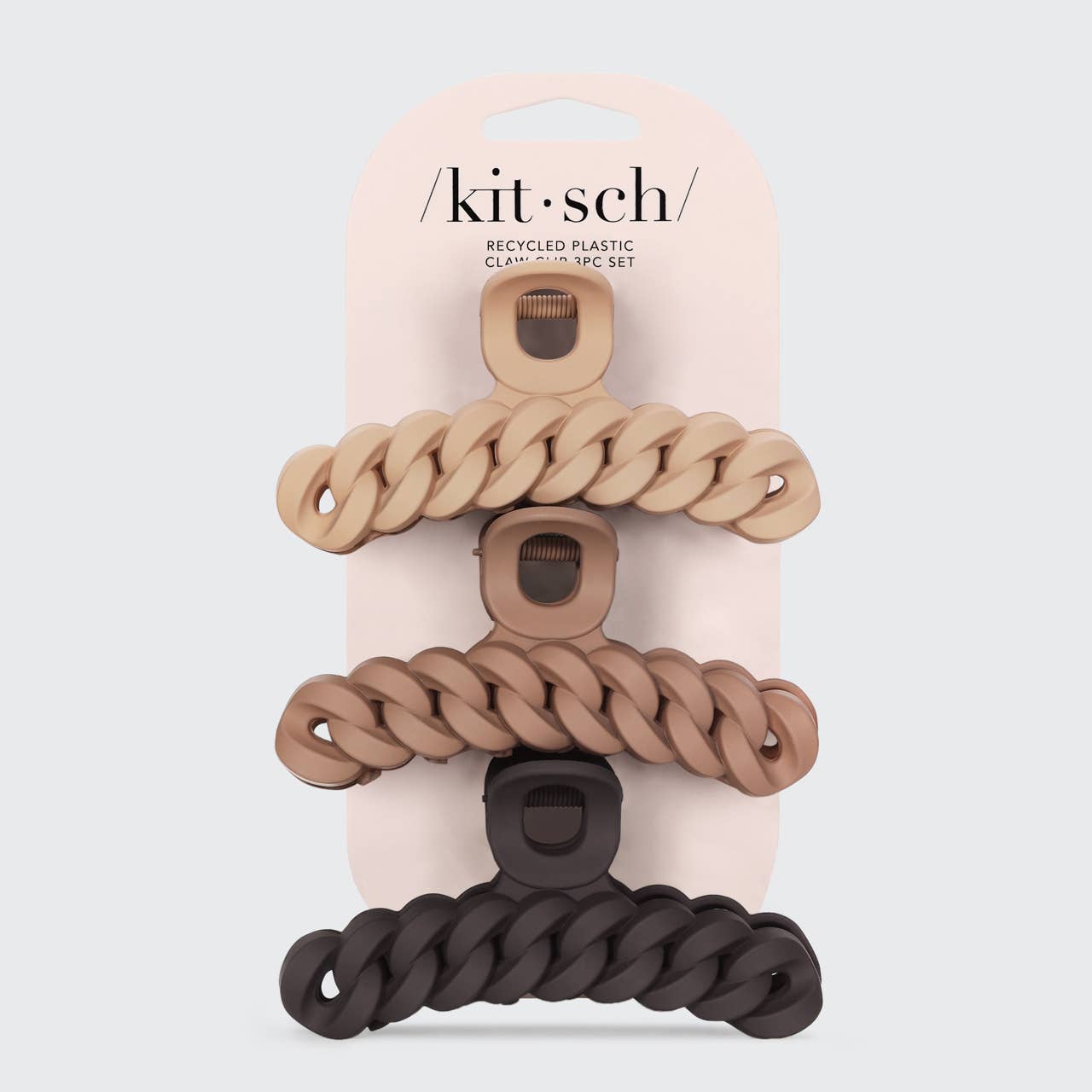KITSCH - Chain Claw Clip 3pc Set